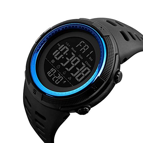 Foto 4 pulgar | Venta Internacional - Reloj Deportivo Alcadan Para Hombre Con Retroiluminación Led Digital, Funda De Goma