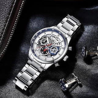 Foto 4 | Venta Internacional - Reloj Fanmis, Vestido Lujoso Con Cronógrafo De Negocios Para Hombre