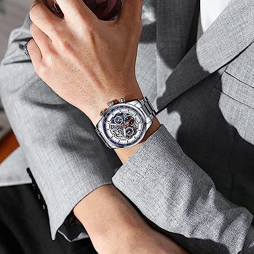 Foto 6 pulgar | Venta Internacional - Reloj Fanmis, Vestido Lujoso Con Cronógrafo De Negocios Para Hombre