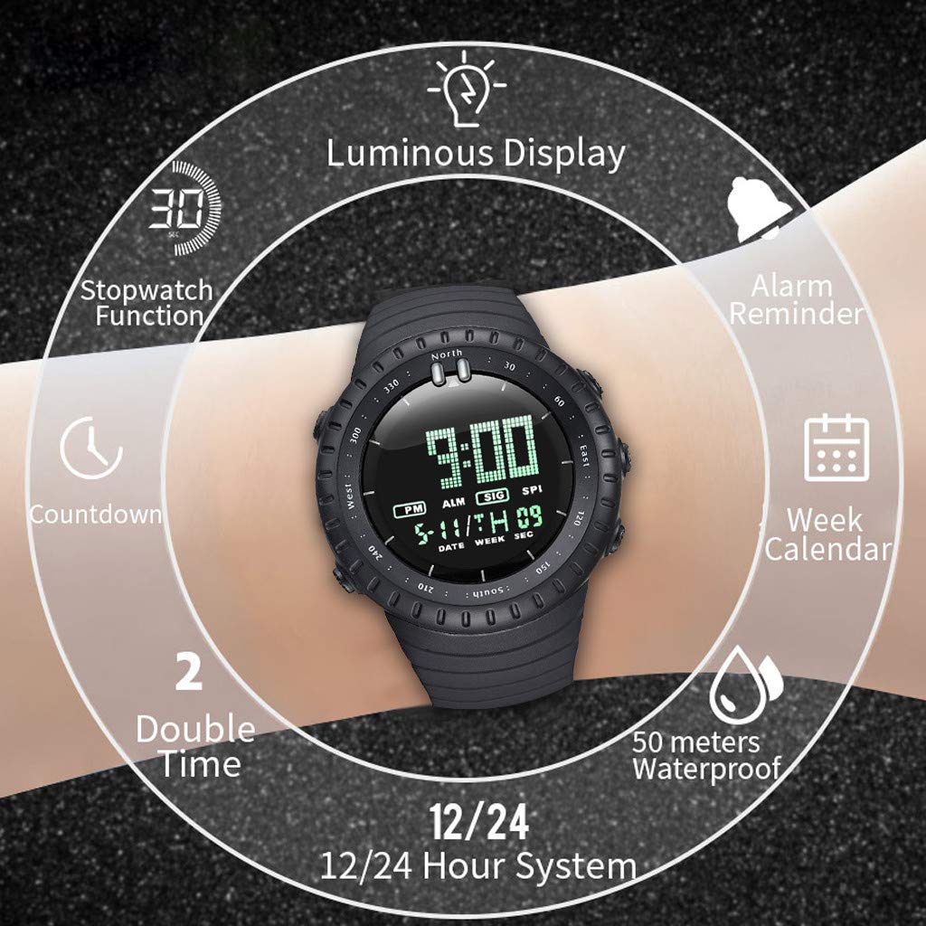 Foto 2 | Venta Internacional - Reloj Gosasa Compass, Altímetro, Barómetro Y Termómetro Para Hombre