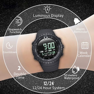 Foto 2 | Venta Internacional - Reloj Gosasa Compass, Altímetro, Barómetro Y Termómetro Para Hombre