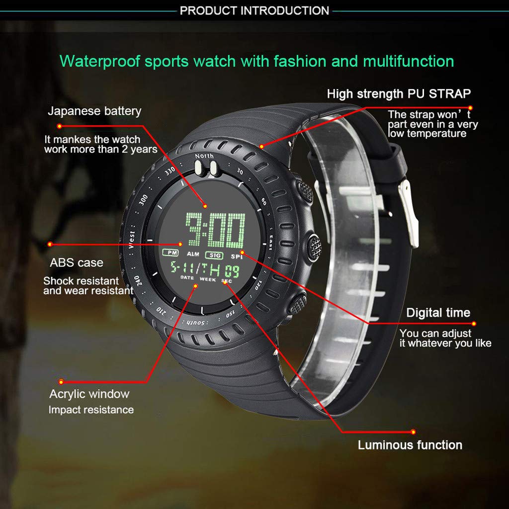 Foto 6 pulgar | Venta Internacional - Reloj Gosasa Compass, Altímetro, Barómetro Y Termómetro Para Hombre