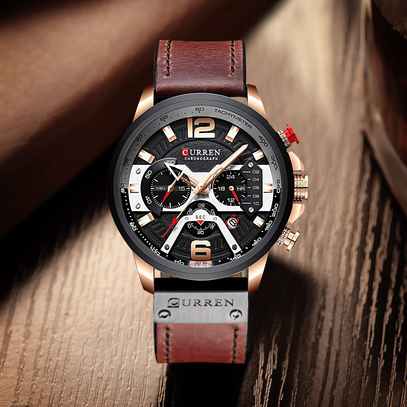 Foto 2 | Venta Internacional - Reloj Fanmis Con Cronógrafo De Negocios De Lujo Para Hombre, Vestido Con Diseño De Agua