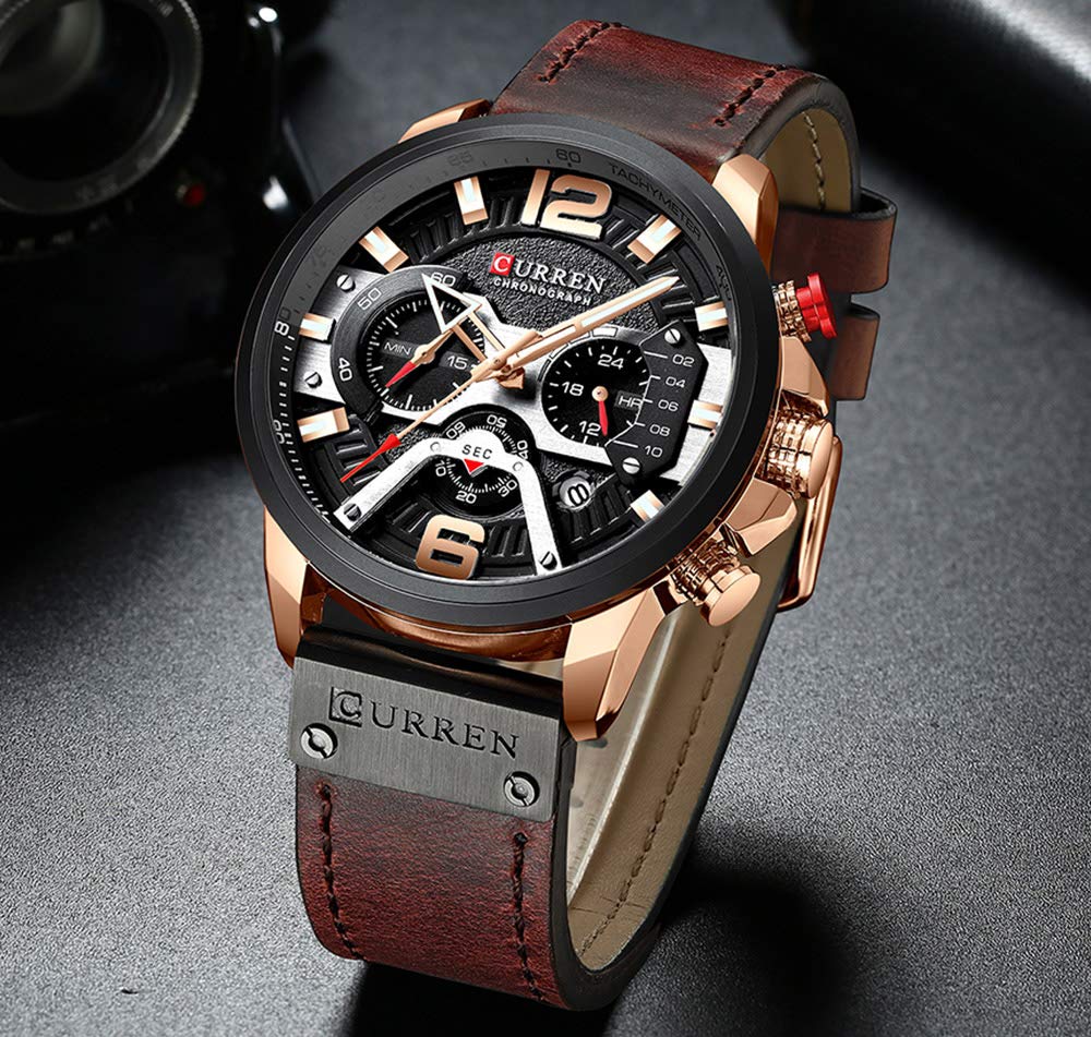 Foto 3 | Venta Internacional - Reloj Fanmis Con Cronógrafo De Negocios De Lujo Para Hombre, Vestido Con Diseño De Agua