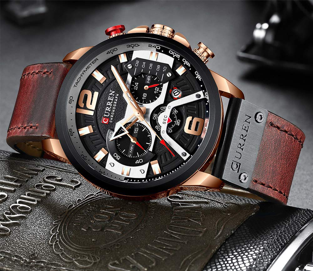 Foto 4 | Venta Internacional - Reloj Fanmis Con Cronógrafo De Negocios De Lujo Para Hombre, Vestido Con Diseño De Agua