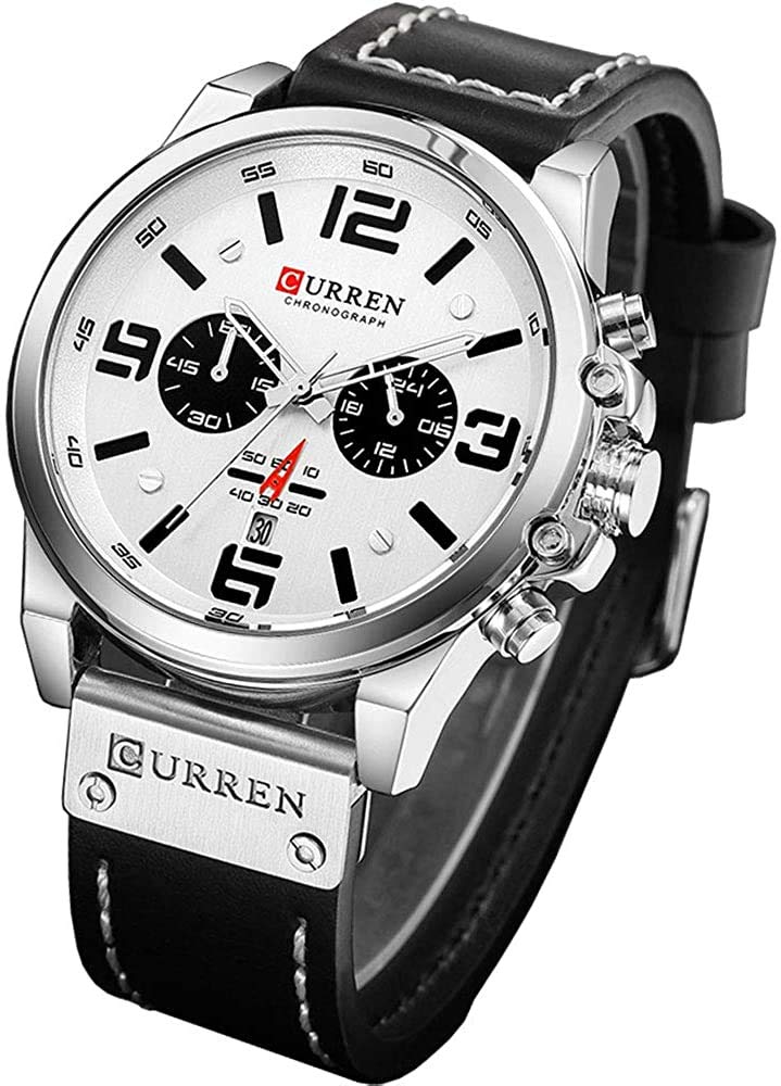 Venta Internacional - Reloj Gosasa Fashion Big Face Sports Para Hombre, Piel Roja