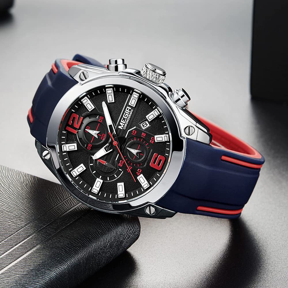 Foto 2 | Venta Internacional - Reloj Megir Waterproof Sports Para Hombre Fashion Quartz