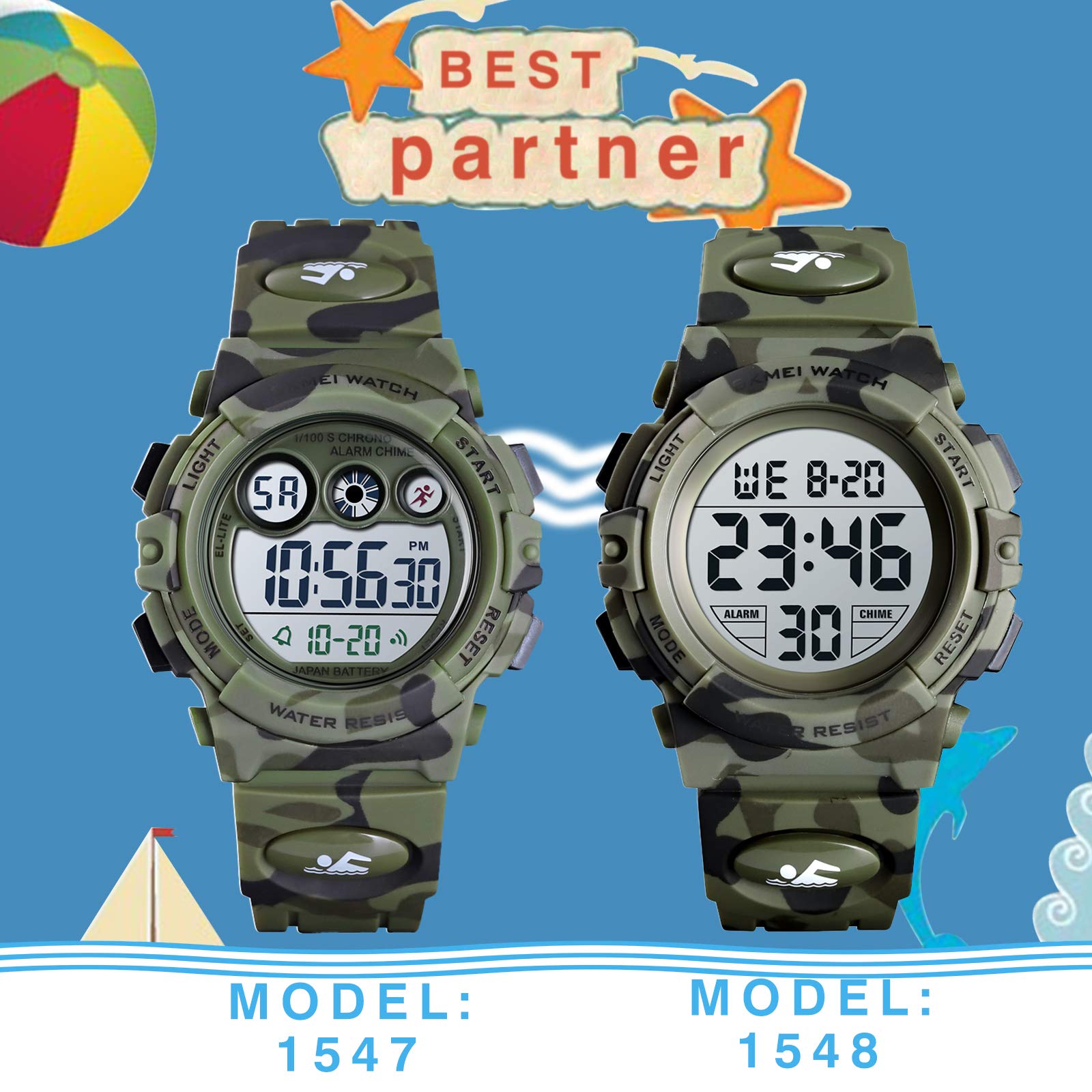 Foto 3 pulgar | Venta Internacional - Reloj Skmei Kids Digital Sports A Prueba De Agua Para Niños Y Niñas