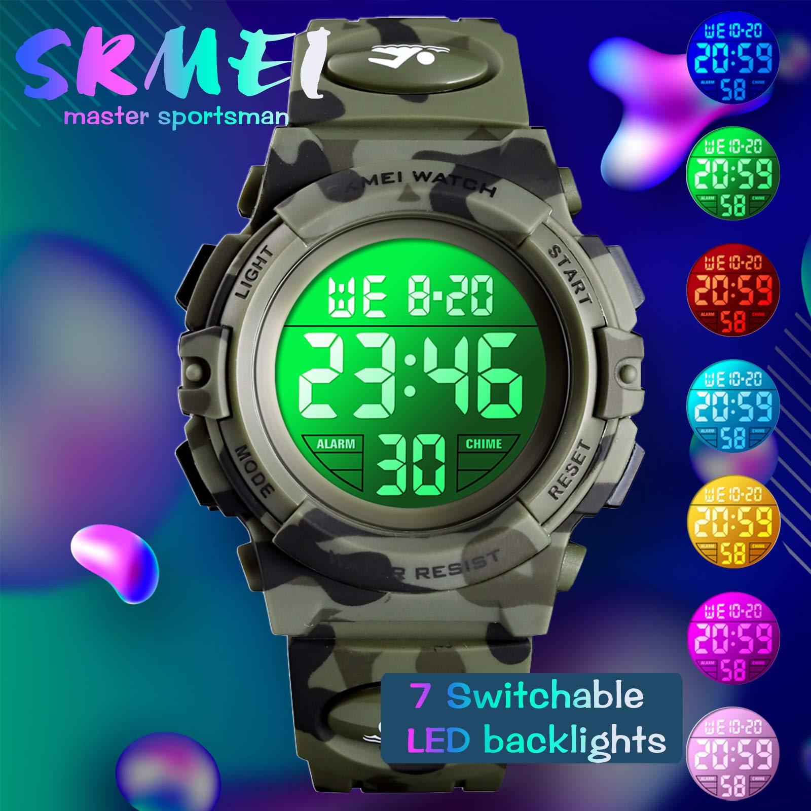 Foto 6 pulgar | Venta Internacional - Reloj Skmei Kids Digital Sports A Prueba De Agua Para Niños Y Niñas