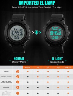 Foto 6 | Venta Internacional - Reloj Deportivo Sne 1213 Digital Led Impermeable Para Hombre