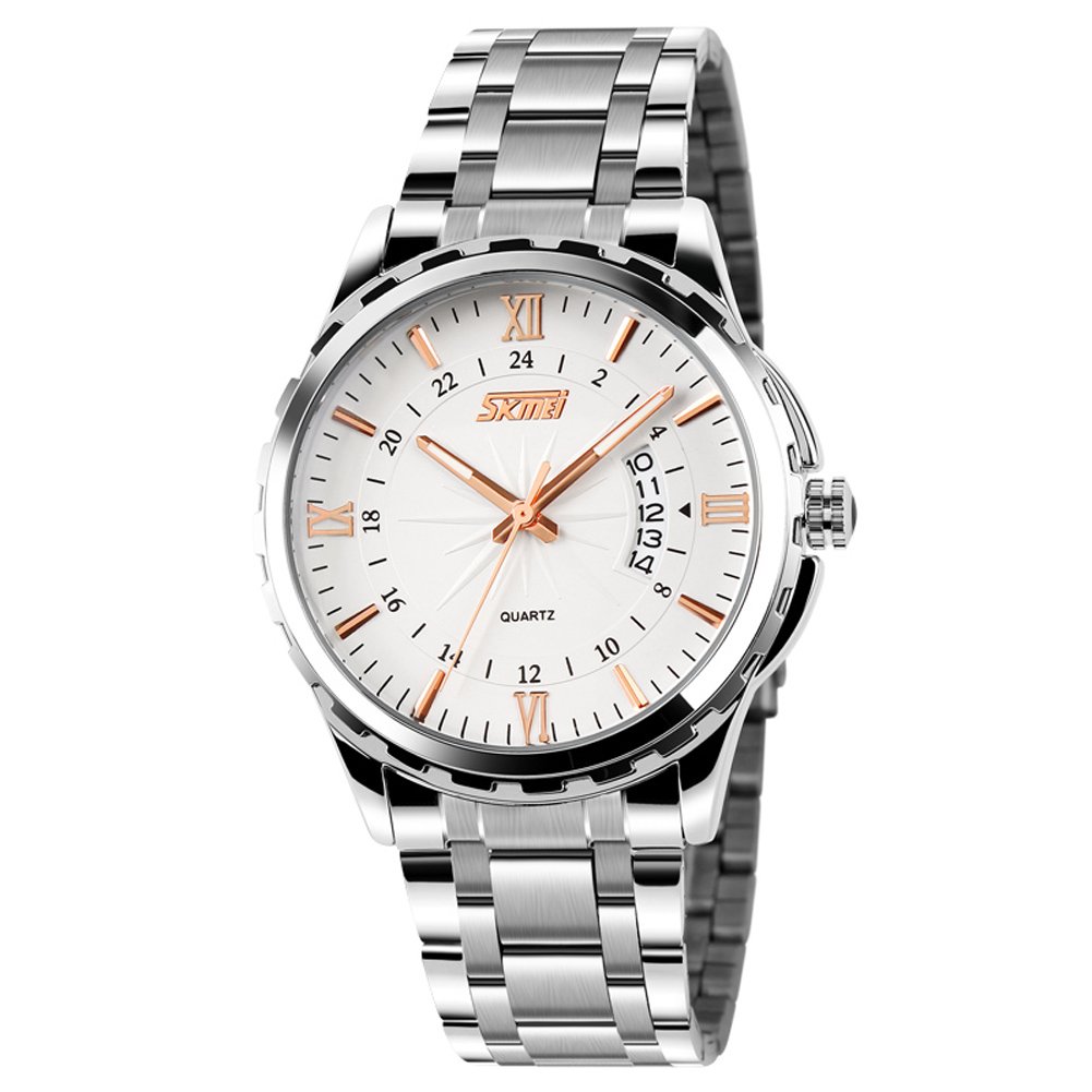 Venta Internacional - Reloj Analógico Skmei Nollimet, Aleación De Cuarzo, Oro Rosa, 39 Mm