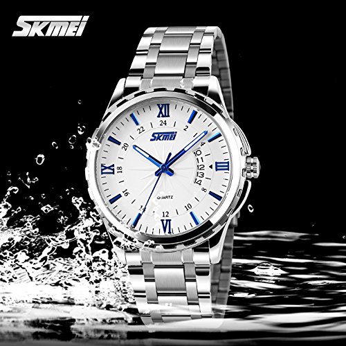 Foto 5 pulgar | Venta Internacional - Reloj Analógico Skmei Nollimet, Aleación De Cuarzo, Oro Rosa, 39 Mm