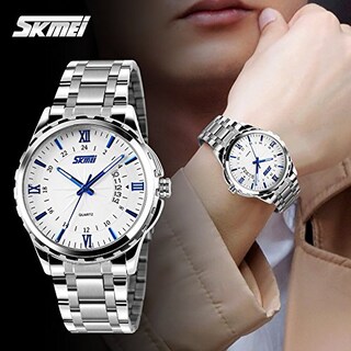 Foto 5 | Venta Internacional - Reloj Analógico Skmei Nollimet, Aleación De Cuarzo, Oro Rosa, 39 Mm