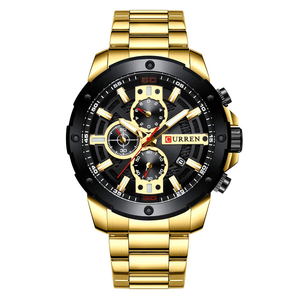 Foto 2 pulgar | Venta Internacional - Reloj Curren Quartz Luminous Fashion Sport Para Hombre, 30 M W.r.