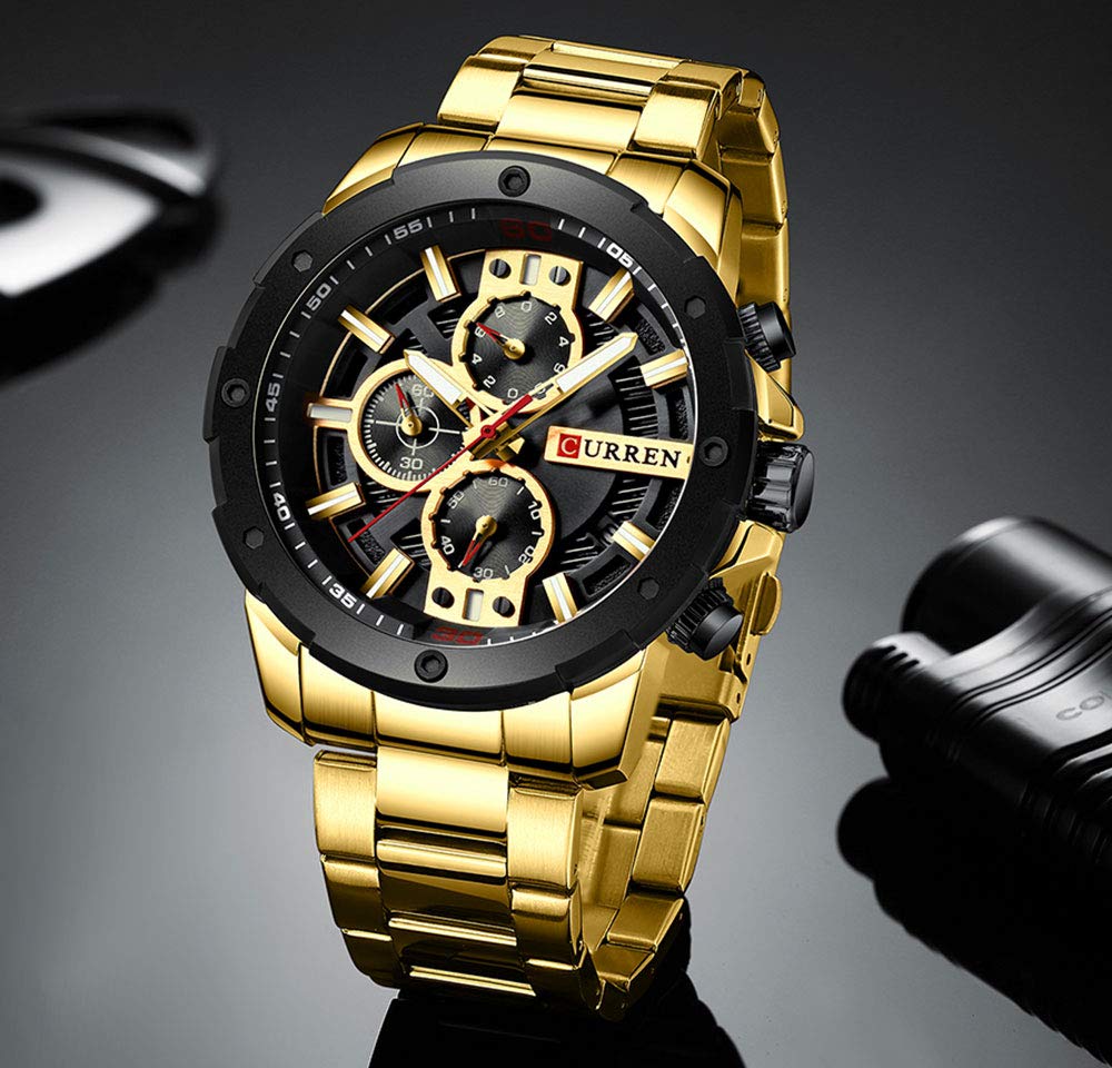 Foto 6 pulgar | Venta Internacional - Reloj Curren Quartz Luminous Fashion Sport Para Hombre, 30 M W.r.