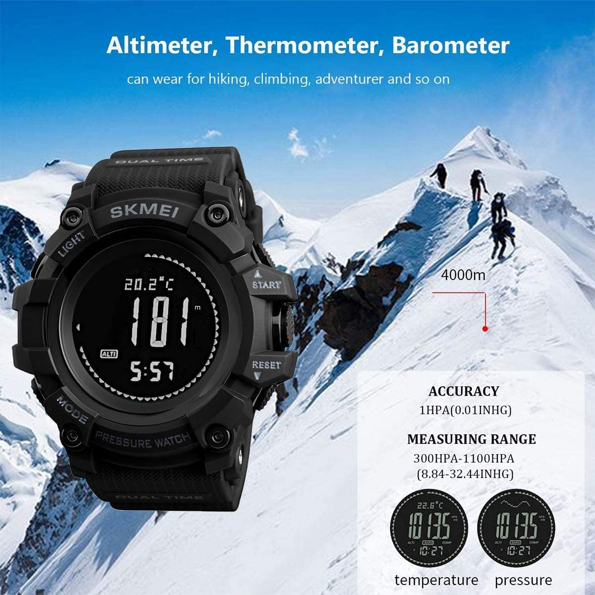 Foto 7 pulgar | Venta Internacional - Calorías Del Podómetro Militar Gosasa Para Hombre, Deportes Al Aire Libre