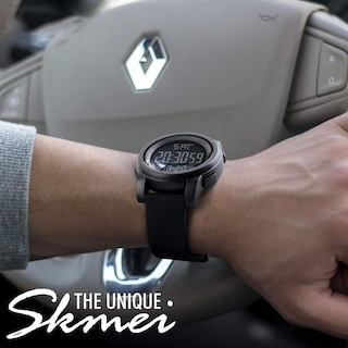 Foto 2 | Venta Internacional - Reloj Digital Feiwen Para Hombre, Resistente Al Agua, 50 M, Con Banda Elástica