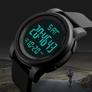 Foto 5 | Venta Internacional - Reloj Digital Feiwen Para Hombre, Resistente Al Agua, 50 M, Con Banda Elástica