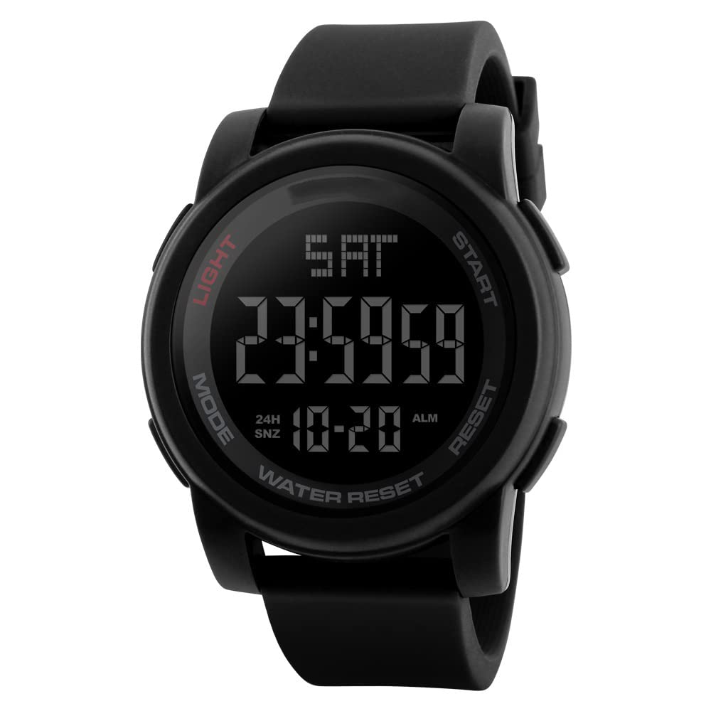 Foto 8 | Venta Internacional - Reloj Digital Feiwen Para Hombre, Resistente Al Agua, 50 M, Con Banda Elástica