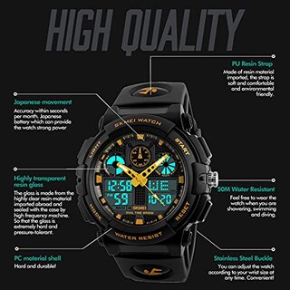 Foto 5 | Venta Internacional - Reloj Deportivo Findtime Findtime Para Hombre, Cara Grande, 50 Mm