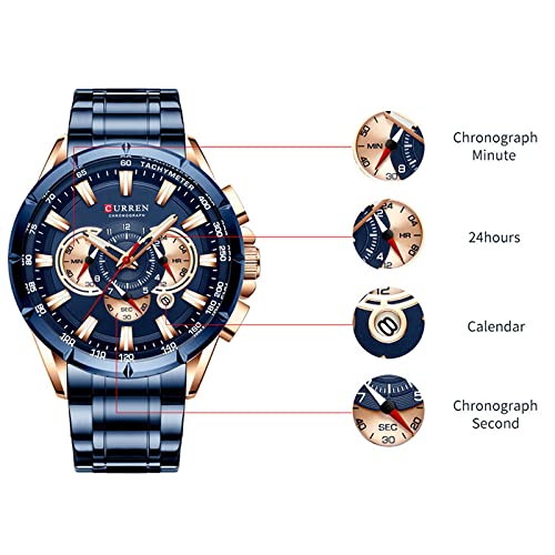 Foto 8 pulgar | Venta Internacional - Reloj Matkasur Business Multifunctional Para Hombre Water Resist
