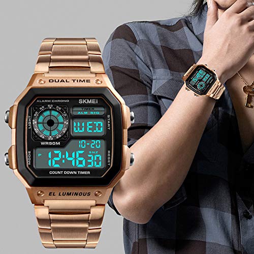 Foto 4 pulgar | Venta Internacional - Reloj Bomieux Gorgeous Digital Sport Square Para Hombre