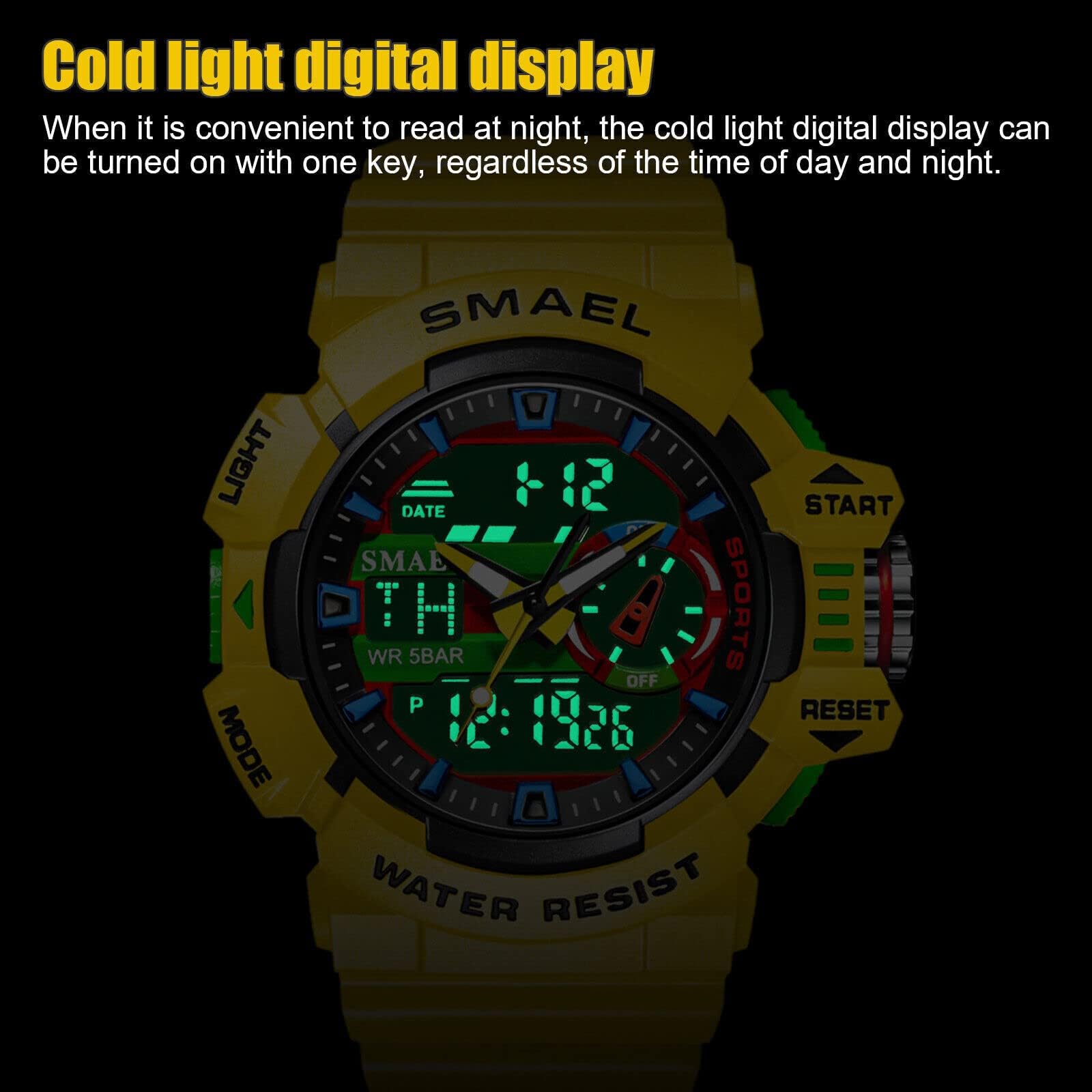 Foto 5 pulgar | Venta Internacional - Reloj Deportivo Gosasa S-shock Con Alarma Led Impermeable Para Hombre