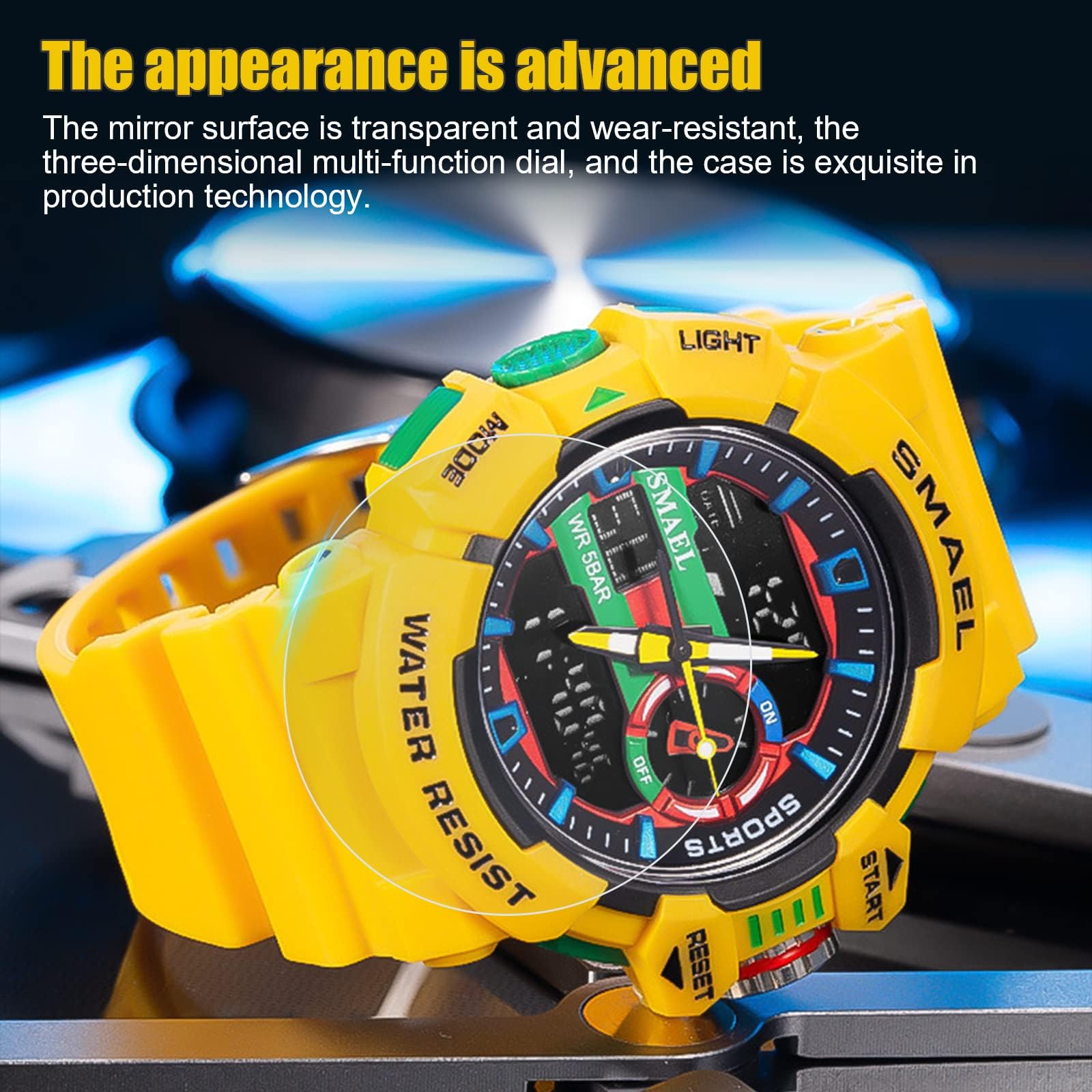 Foto 8 pulgar | Venta Internacional - Reloj Deportivo Gosasa S-shock Con Alarma Led Impermeable Para Hombre