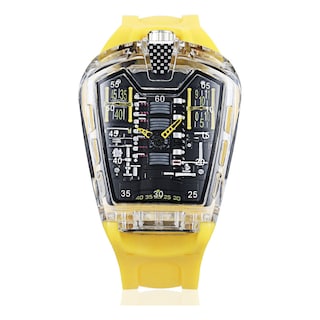 Foto 1 | Venta Internacional - Reloj Para Hombre Con Carcasa Transparente De Cuarzo De Silicona De 45 Mm