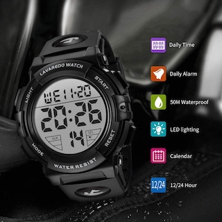 Foto 2 | Venta Internacional - Reloj L Lavaredo Cronógrafo Digital Impermeable Para Hombre