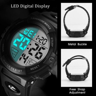 Foto 5 | Venta Internacional - Reloj L Lavaredo Cronógrafo Digital Impermeable Para Hombre