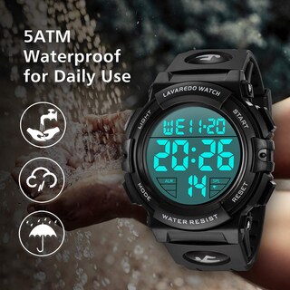 Foto 6 | Venta Internacional - Reloj L Lavaredo Cronógrafo Digital Impermeable Para Hombre
