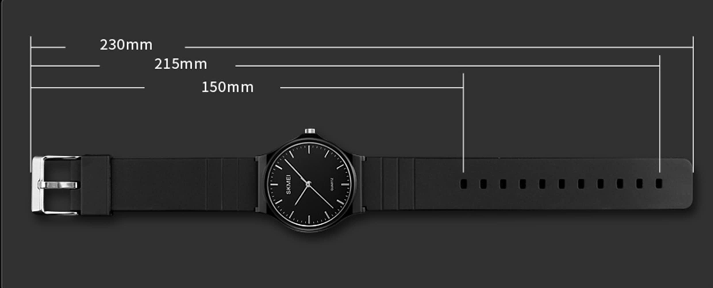 Foto 6 | Venta Internacional - Reloj Tonnier De Diseño Simple Analógico Ultrafino Para Hombres/mujeres