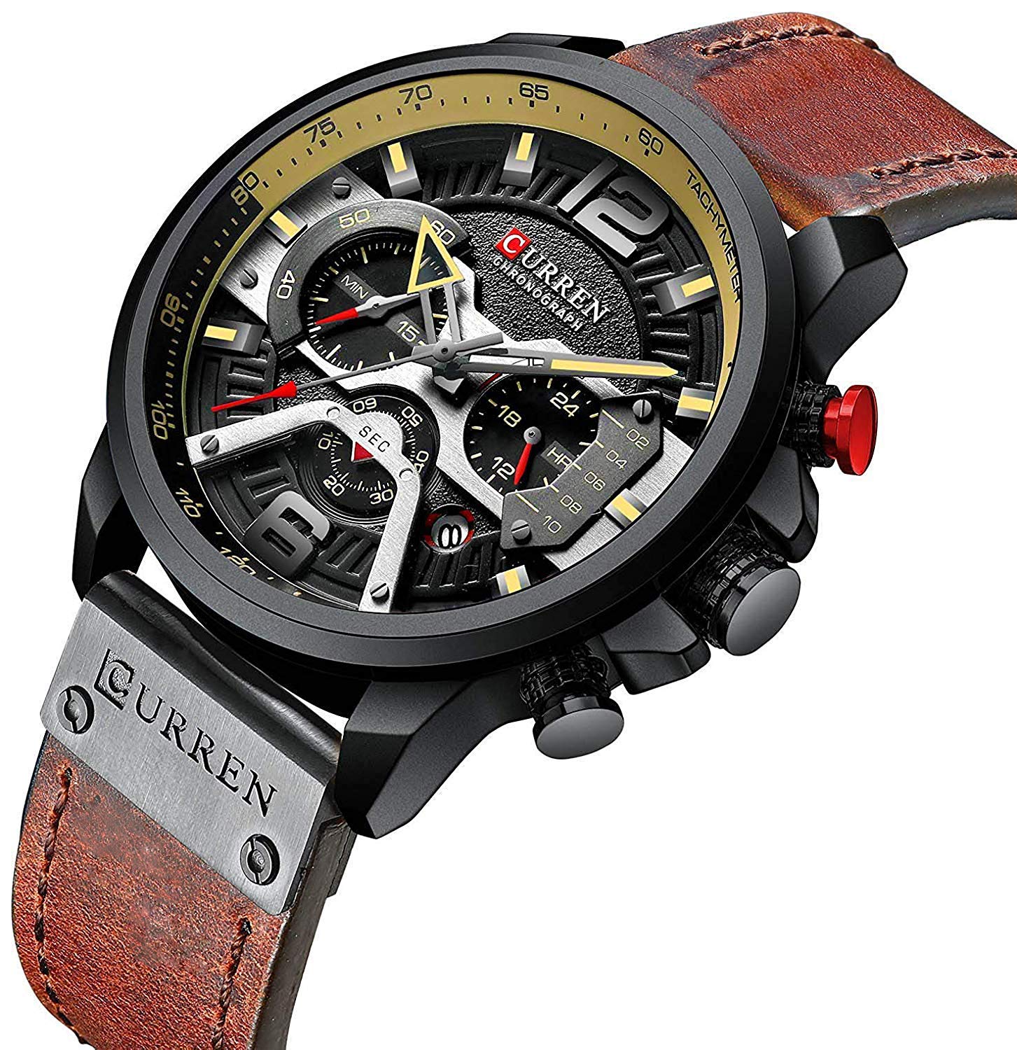 Foto 3 pulgar | Venta Internacional - Reloj Carlien Military Sport Analógico Para Hombre Con Cronógrafo