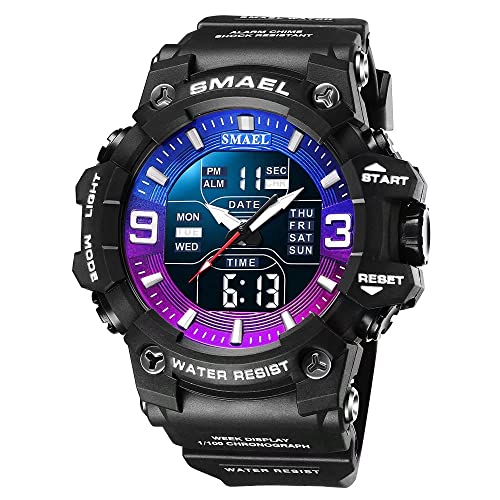 Foto 1 | Venta Internacional - Reloj Smael Para Hombre, Militar, Deportes Al Aire Libre, Digital, Impermeable