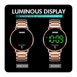 Foto 3 | Venta Internacional - Reloj Gosasa LED Táctil Impermeable Dorado Unisex