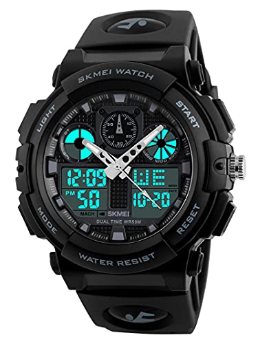 Foto 2 pulgar | Venta Internacional - Reloj Deportivo Analógico Findtime Para Hombre, Cara Grande, Doble Hora