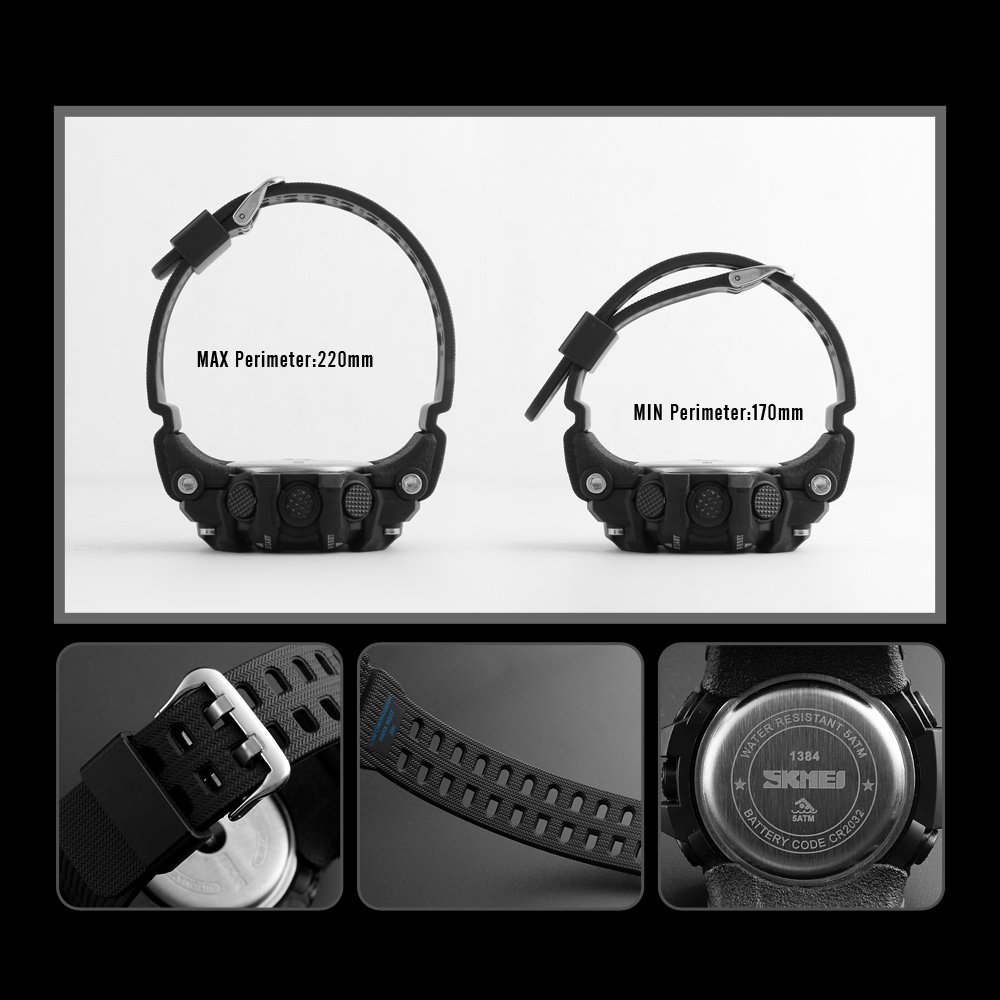 Foto 8 pulgar | Venta Internacional - Reloj Deportivo Digital Impermeable Watch Xfcs Negro Para Hombre
