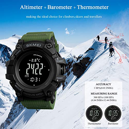 Foto 2 | Venta Internacional - Reloj Para Correr Winkonmu, Podómetro, Brújula, Altímetro, Barome