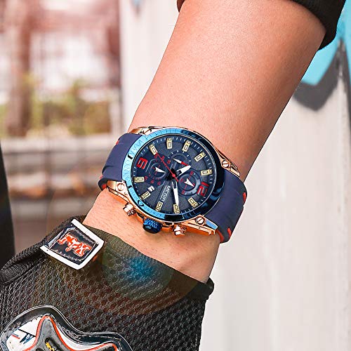 Foto 3 | Venta Internacional - Reloj Megir, Cronógrafo Analógico Deportivo, De Cuarzo, Con Correa, Para Hombre