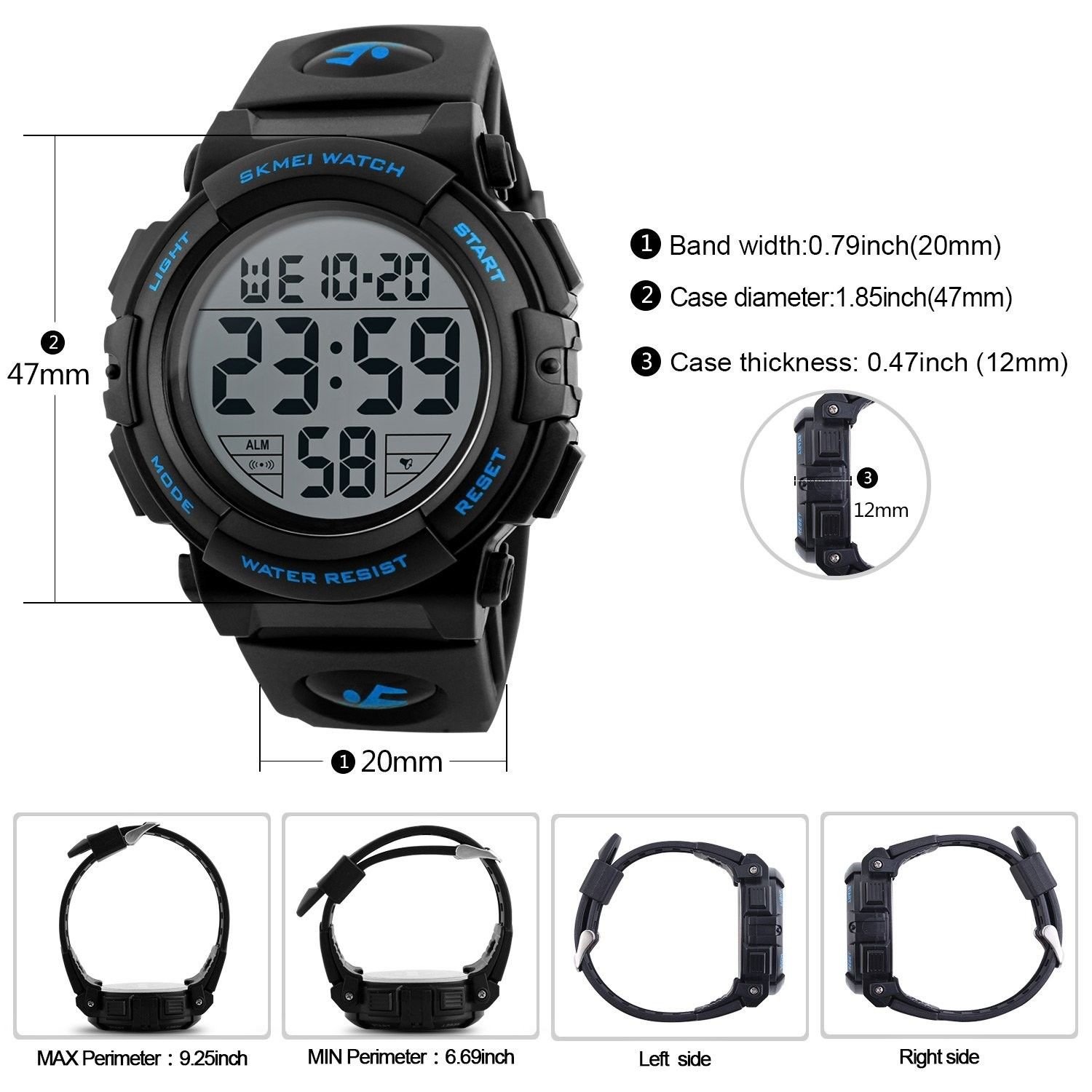 Foto 4 pulgar | Venta Internacional - Reloj Skmei Digital Sport Impermeable Led Milita Para Hombre