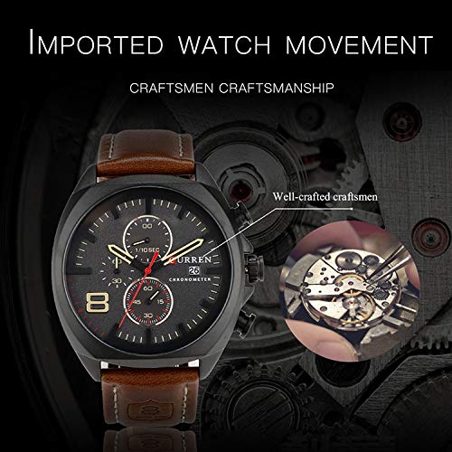Foto 8 pulgar | Venta Internacional - Reloj impermeable de Seis Manecillas Matkasur para Hombre