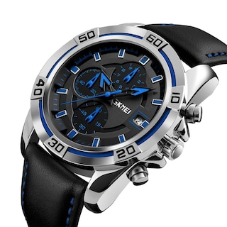 Foto 2 | Venta Internacional - Reloj Gosasa, Cronógrafo 3d Con Esfera Grande, Cronómetro De Piel Para Hombre
