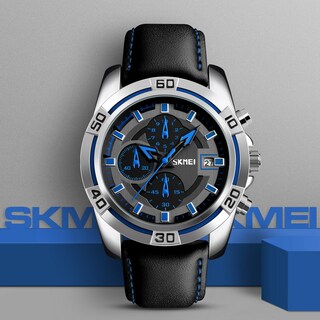 Foto 3 | Venta Internacional - Reloj Gosasa, Cronógrafo 3d Con Esfera Grande, Cronómetro De Piel Para Hombre