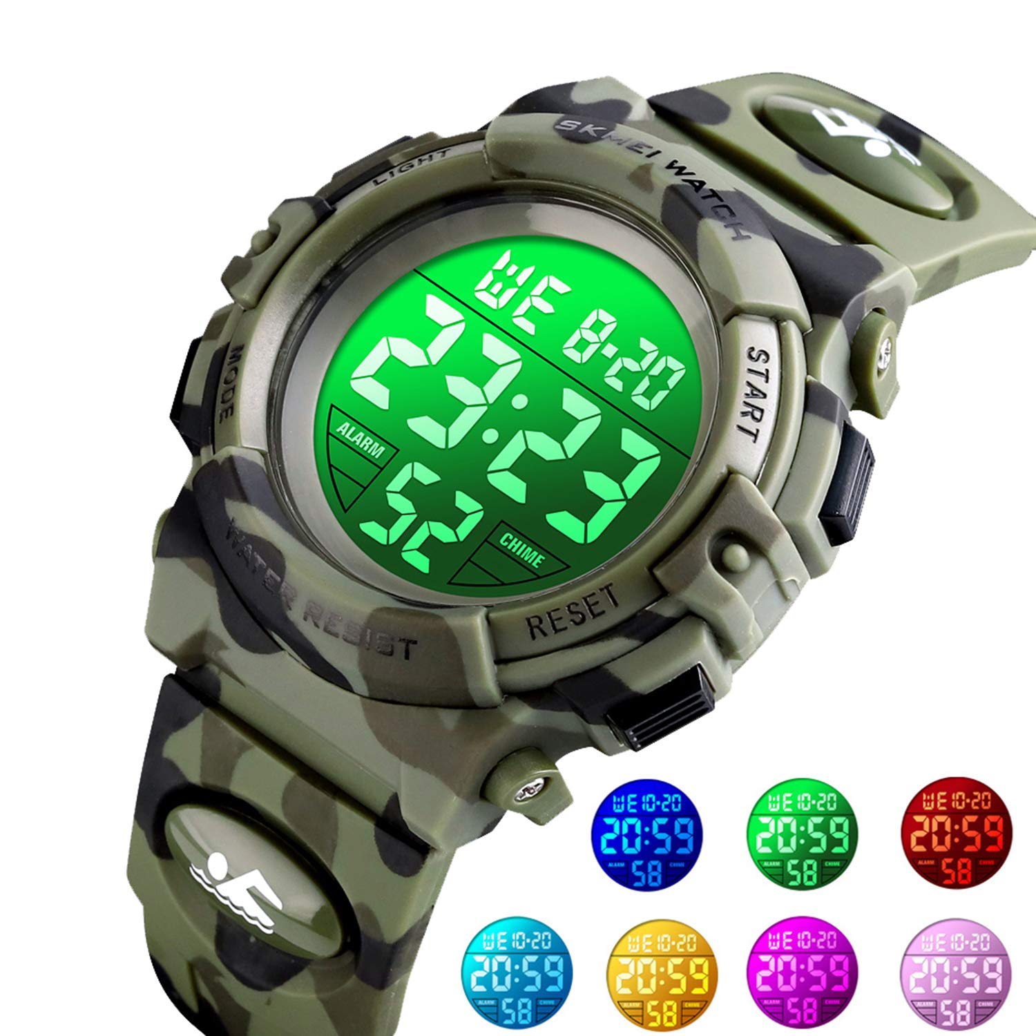 Foto 4 pulgar | Venta Internacional - Reloj Fanmis Led, Moderno, Impermeable, Multifunción