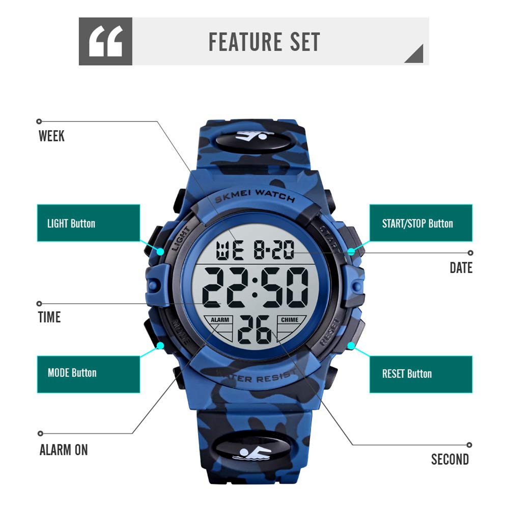 Foto 6 | Venta Internacional - Reloj Fanmis Led, Moderno, Impermeable, Multifunción