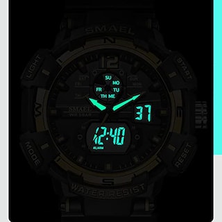 Foto 3 | Venta Internacional - Reloj Smael Samel 8045 Militar Para Hombre, Impermeable, 50 M