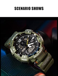 Foto 7 | Venta Internacional - Reloj Smael Samel 8045 Militar Para Hombre, Impermeable, 50 M