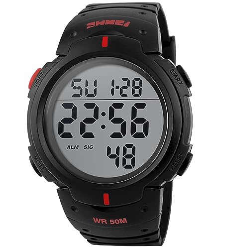 Foto 3 pulgar | Venta Internacional - Reloj Pasoy Digital 50 M Resistente Al Agua Con Luz Led Para Hombres/mujeres