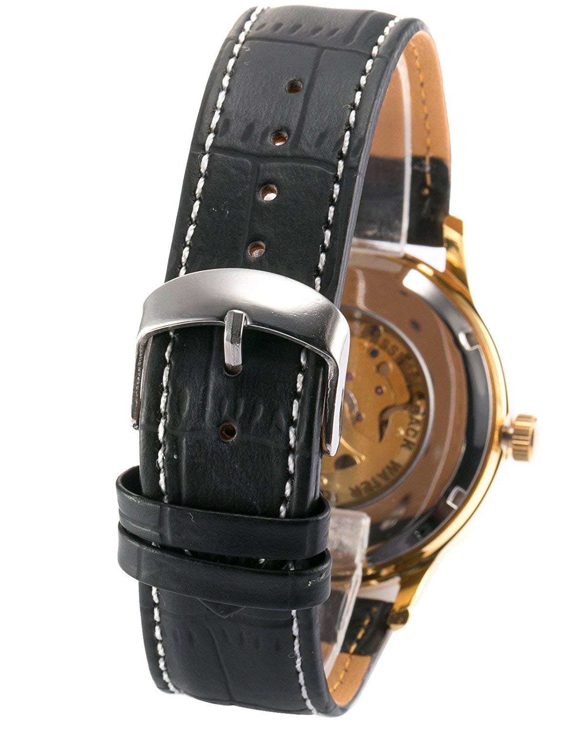 Foto 5 pulgar | Venta Internacional - Mira El Esqueleto Steampunk Automático Dorado De Carrie Hughes Para Hombre